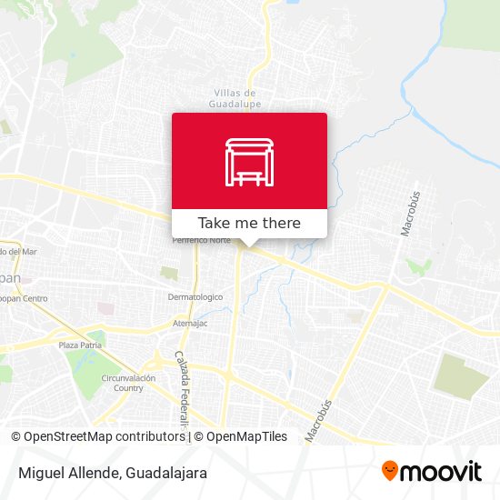 Mapa de Miguel Allende