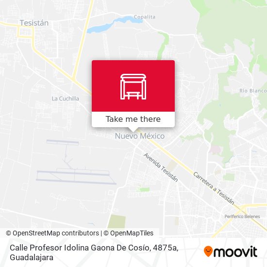 Calle Profesor Idolina Gaona De Cosío, 4875a map