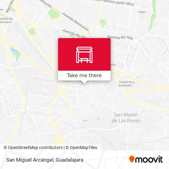 San Miguel Arcángel map