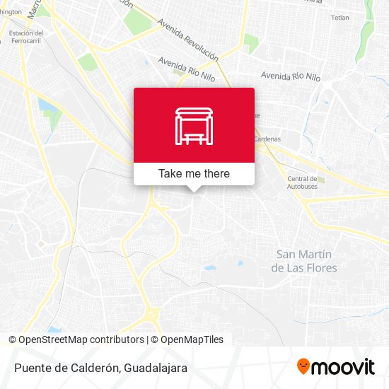 Mapa de Puente de Calderón