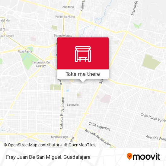 Fray Juan De San Miguel map