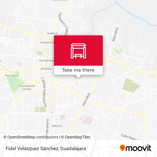 Fidel Velázquez Sánchez map