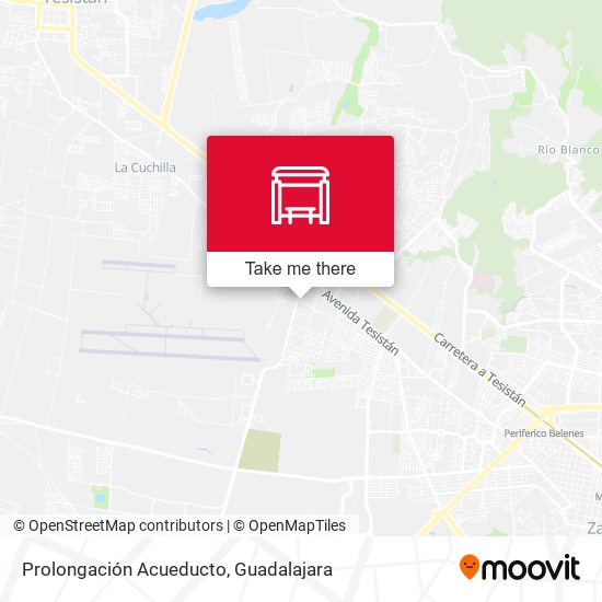 Prolongación Acueducto map