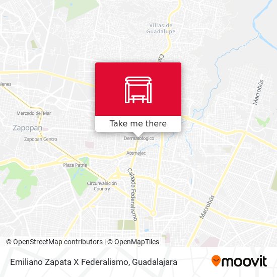Emiliano Zapata X Federalismo map