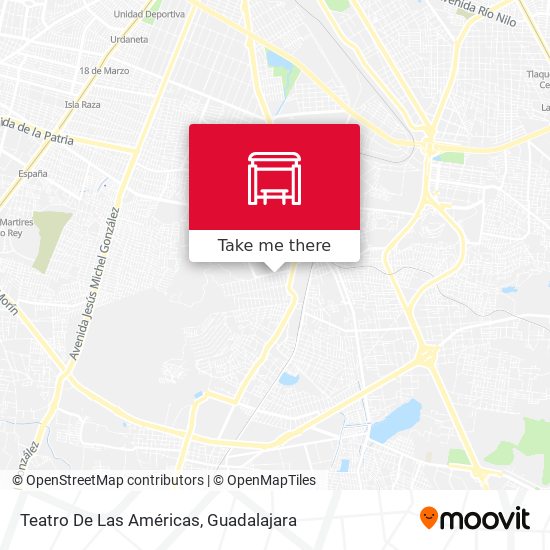 Teatro De Las Américas map