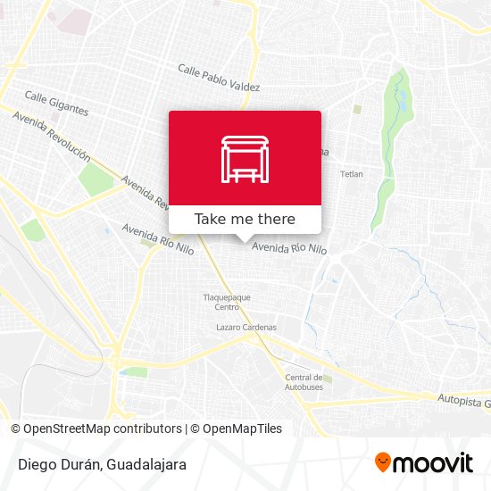 Mapa de Diego Durán