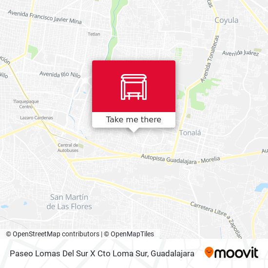 Paseo Lomas Del Sur X Cto Loma Sur map