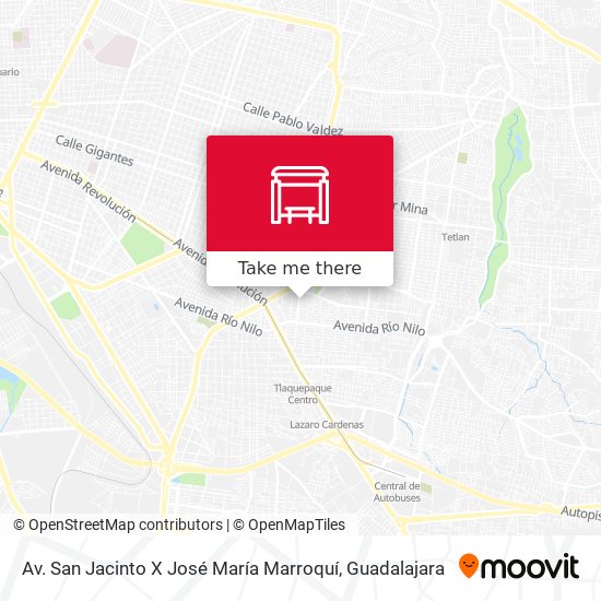 Mapa de Av. San Jacinto X José María Marroquí