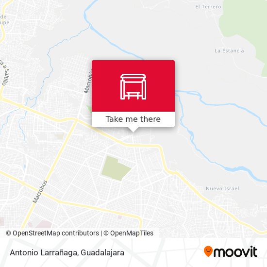 Mapa de Antonio Larrañaga