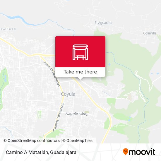 Camino A Matatlán map