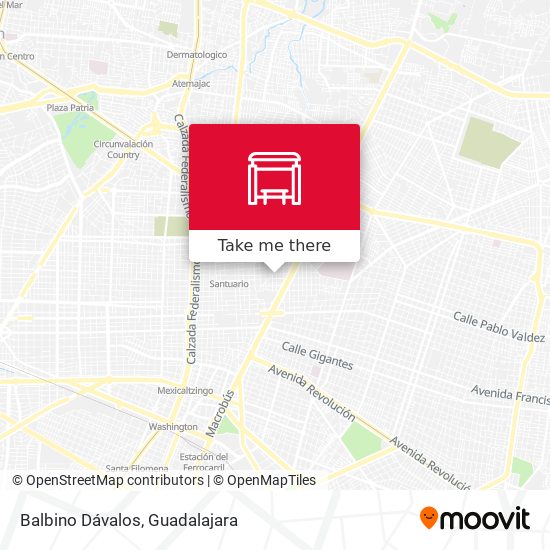 Balbino Dávalos map
