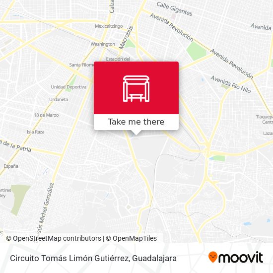 Mapa de Circuito Tomás Limón Gutiérrez