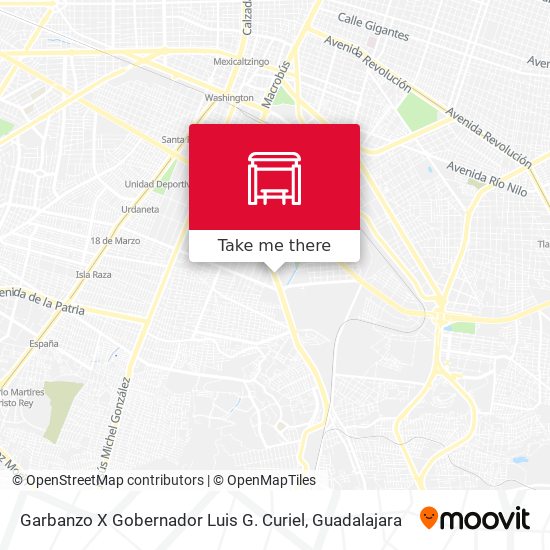 Garbanzo X Gobernador Luis G. Curiel map