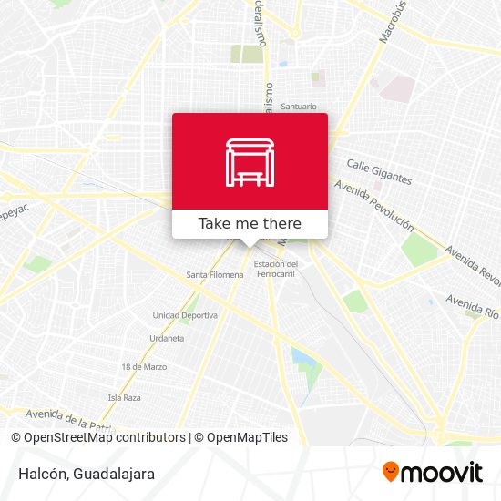 Mapa de Halcón
