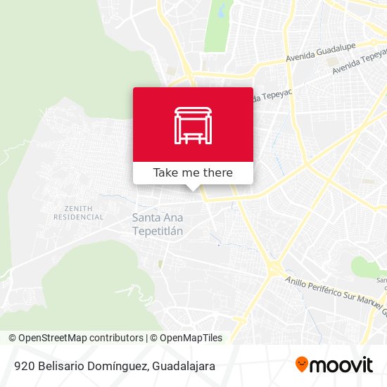 920 Belisario Domínguez map