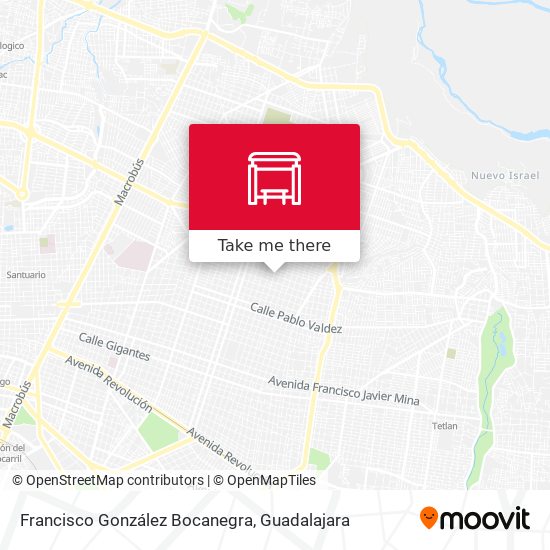 Mapa de Francisco González Bocanegra