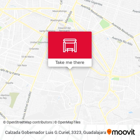 Mapa de Calzada Gobernador Luis G.Curiel, 3323