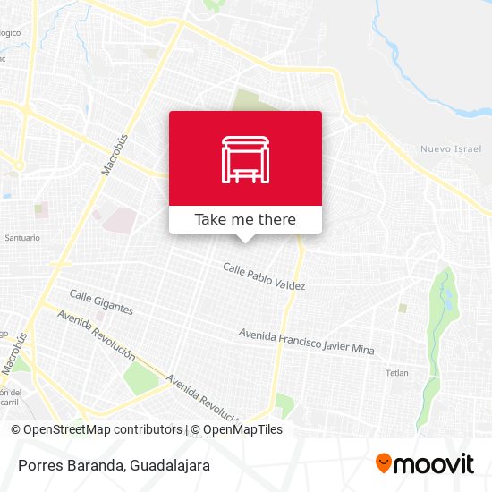 Mapa de Porres Baranda