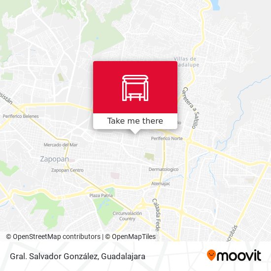 Gral. Salvador González map