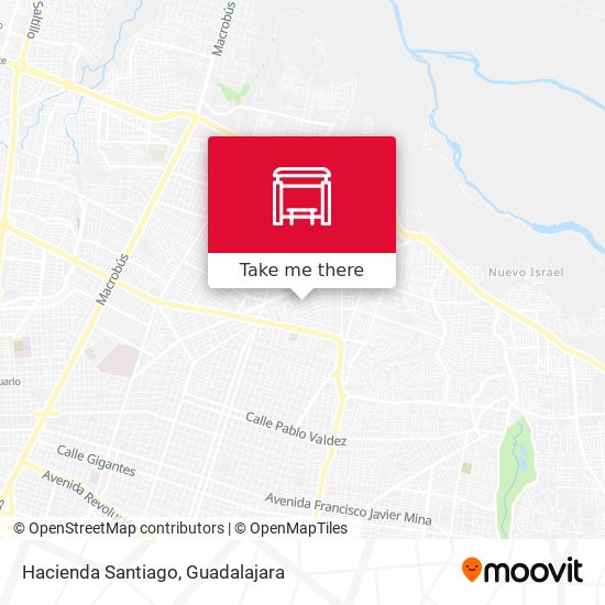Mapa de Hacienda Santiago