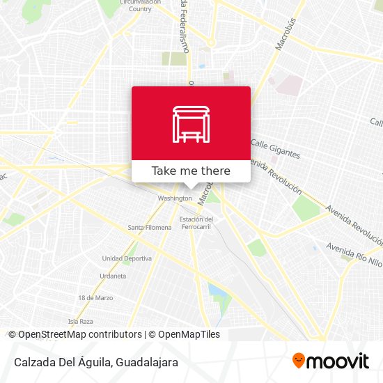 Mapa de Calzada Del Águila