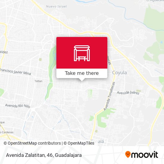 Avenida Zalatitan, 46 map