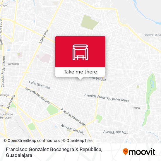 Francisco González Bocanegra X República map