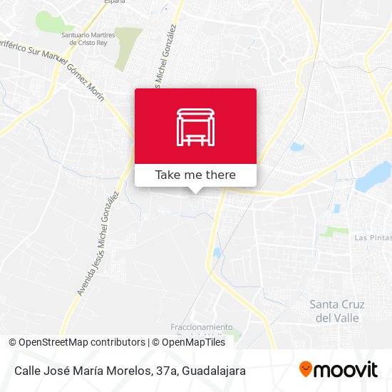 Calle José María Morelos, 37a map