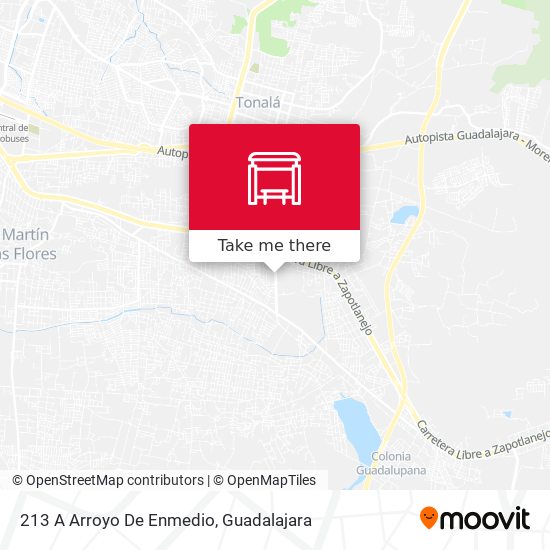 213 A Arroyo De Enmedio map