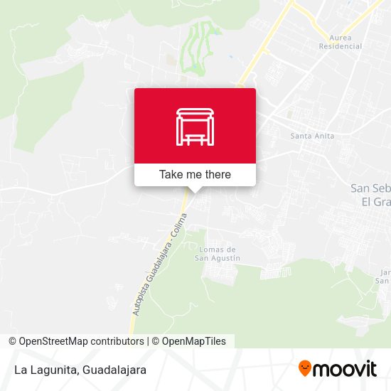 La Lagunita map