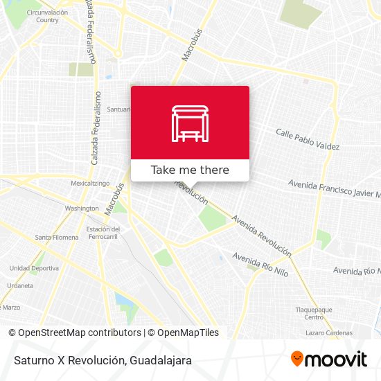 Saturno X Revolución map