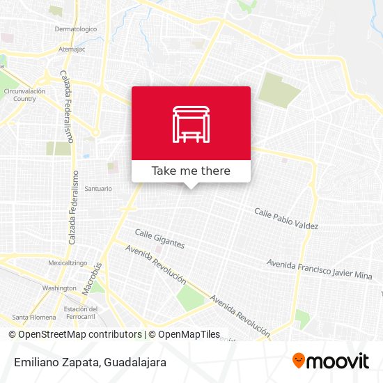 Emiliano Zapata map