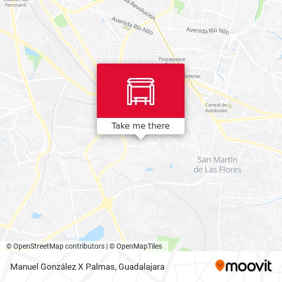 Manuel González X Palmas map