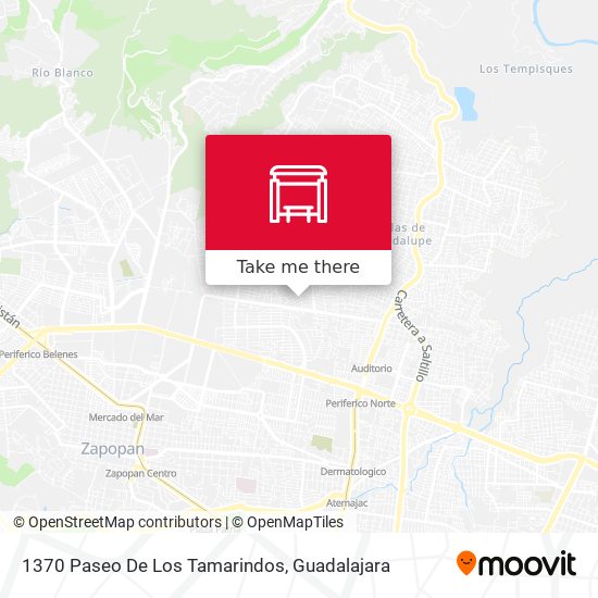 1370 Paseo De Los Tamarindos map