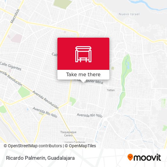 Ricardo Palmerín map