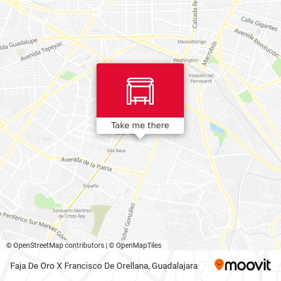 Faja De Oro X Francisco De Orellana map