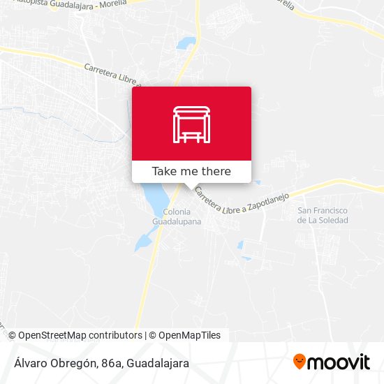 Mapa de Álvaro Obregón, 86a