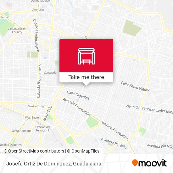 Mapa de Josefa Ortiz De Domínguez