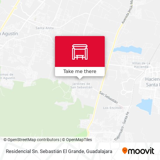 Residencial Sn. Sebastián El Grande map