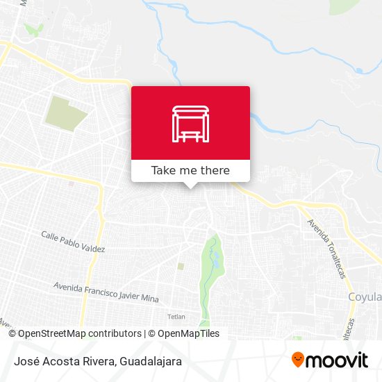 José Acosta Rivera map