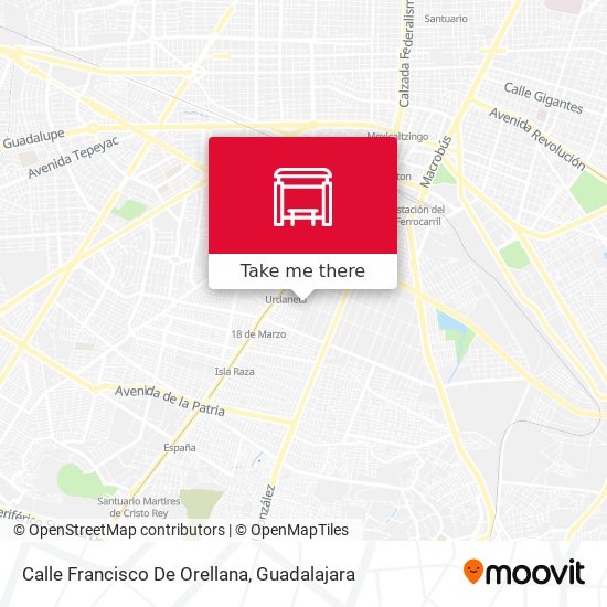 Calle Francisco De Orellana map