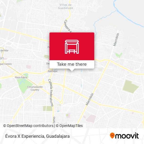 Évora X Experiencia map