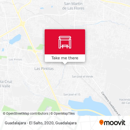 Mapa de Guadalajara - El Salto, 2020