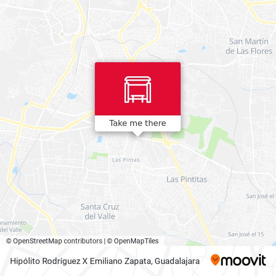 Mapa de Hipólito Rodríguez X Emiliano Zapata