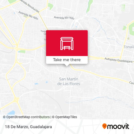 Mapa de 18 De Marzo