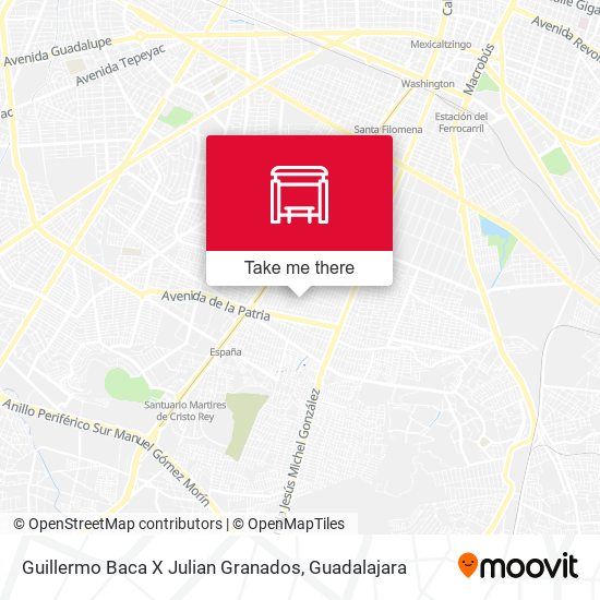 Guillermo Baca X Julian Granados map