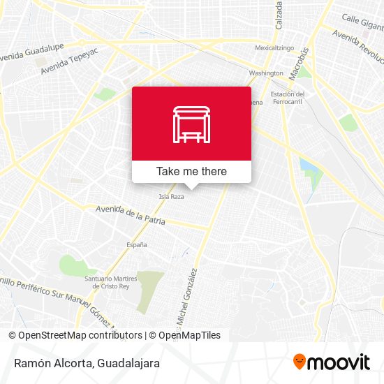 Mapa de Ramón Alcorta