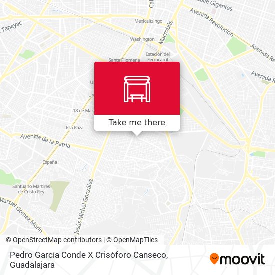 Mapa de Pedro García Conde X Crisóforo Canseco