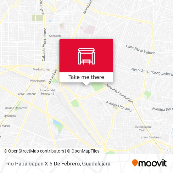 Río Papaloapan X 5 De Febrero map