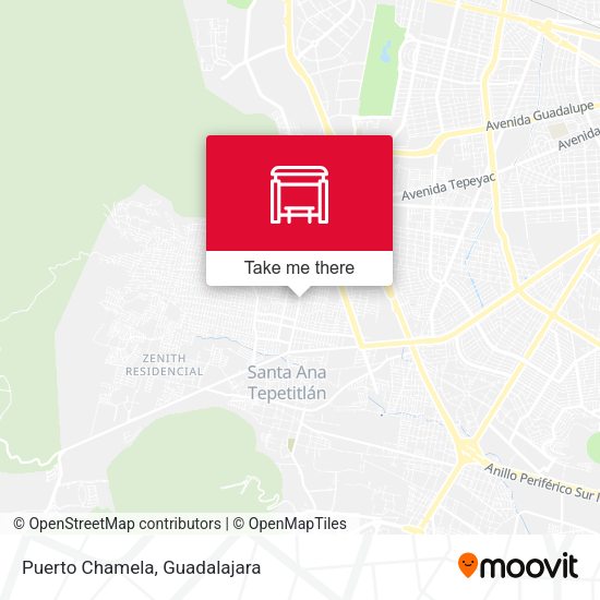 Puerto Chamela map